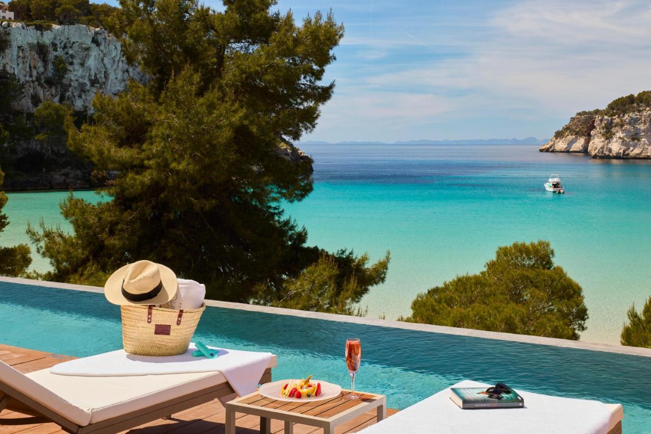 Hotel Meliá Cala Galdana Esterno foto View of the sea from the hotel